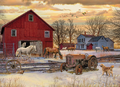 Winter on the Farm – 1000 Piece Jigsaw Puzzle (Cobble Hill)