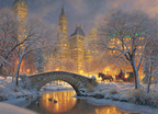 Artwork: Winter in the Park - 500 Piece Jigsaw Puzzle (Cobble Hill)
