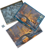 Contents: Winter in the Park - 500 Piece Jigsaw Puzzle (Cobble Hill)