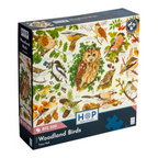 Box, turned right: Woodland Birds – 500 XL Piece Jigsaw Puzzle (House of Puzzles)