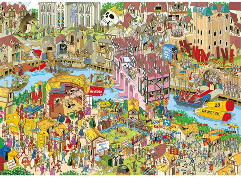 Artwork: Shakespeare Shake-Up by Jokesaws – 1000 Piece Jigsaw Puzzle (Gibsons)
