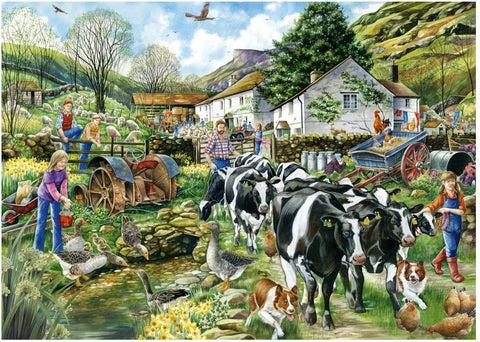 Artwork: Another Day On The Farm – 1000 Piece Jigsaw Puzzle (Falcon de luxe)
