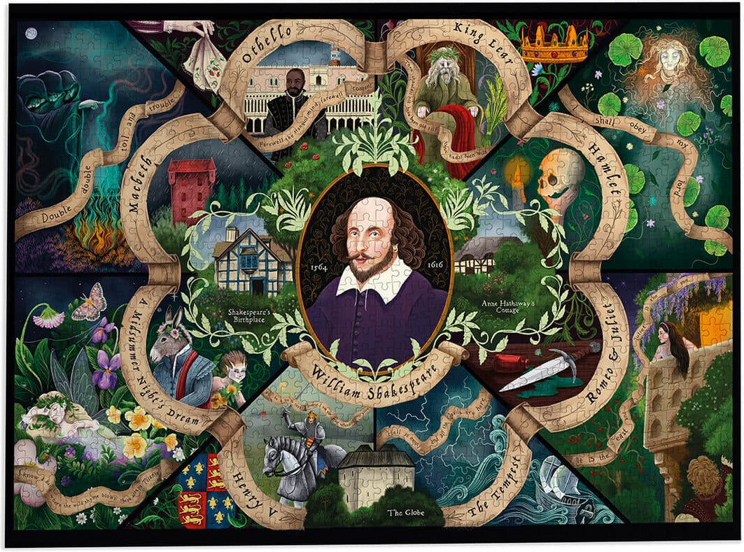 Artwork: Shakespeare - 1000 Piece Jigsaw Puzzle (Gibsons)