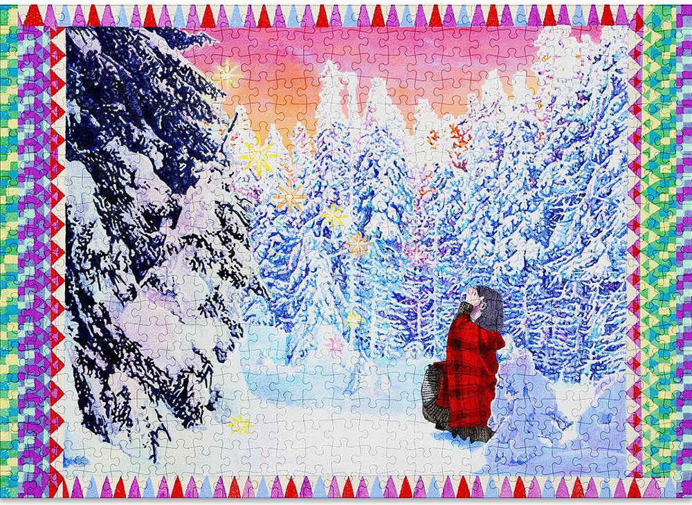 Artwork: Snow – 500 Piece Jigsaw Puzzle (Cloudberries)