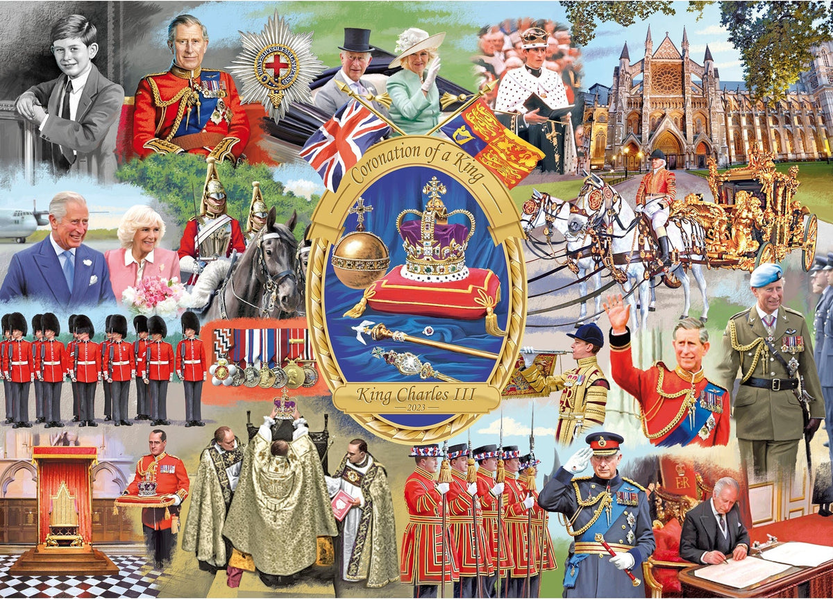 Artwork: Coronation of a King – 1000 Piece Jigsaw Puzzle (Gibsons)