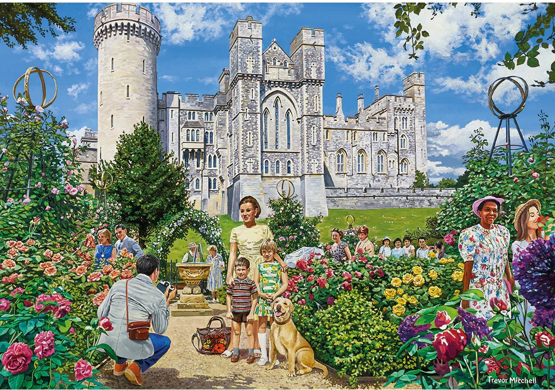 Artwork, puzzle 1 of 4: Day Out With The Family by Trevor Mitchell - 4 x 500 Piece Jigsaw Puzzle (Gibsons)
