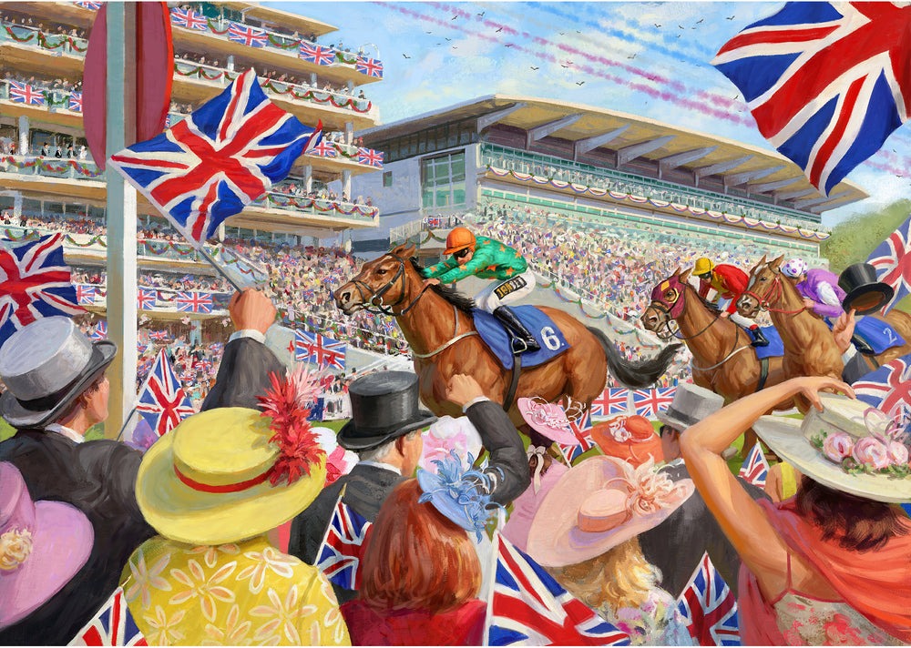 Artwork, puzzle 3 of 4: Royal Celebrations – 4 x 500 Piece Jigsaw Puzzles (Gibsons)