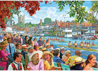 Artwork: Rowing at the Regatta – 1000 Piece Jigsaw Puzzle (Gibsons)