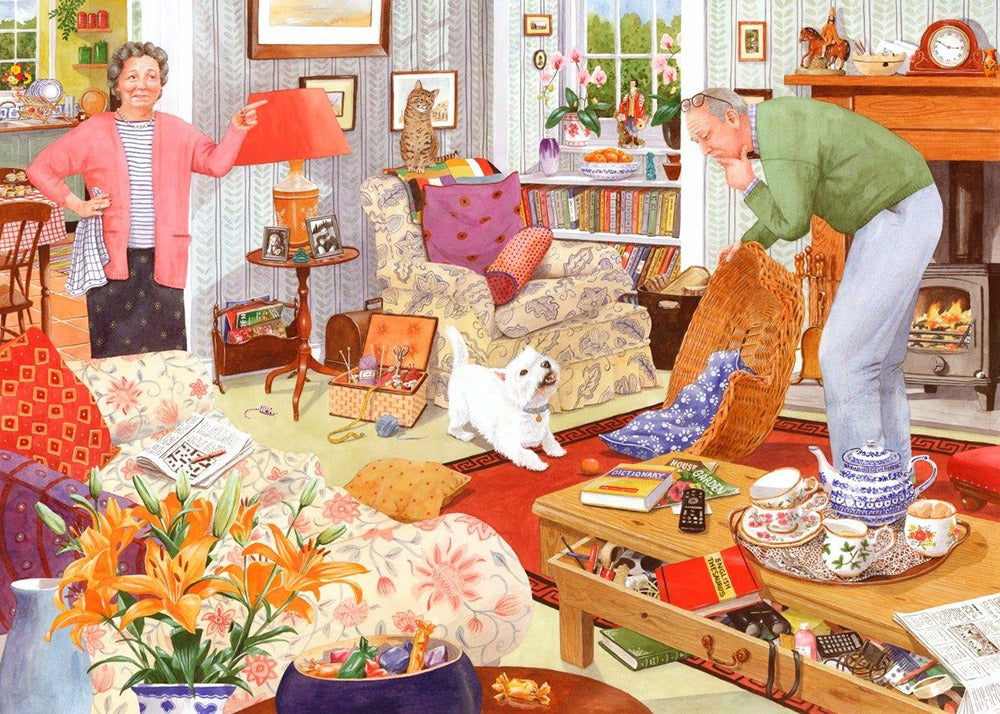 Artwork: Where are my Glasses? – 500 XL Piece Jigsaw Puzzle (House of Puzzles)