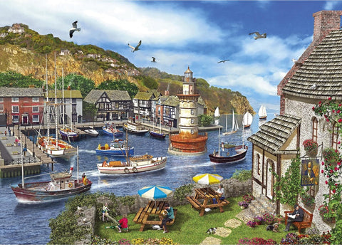 Artwork: Lighthouse Bay – 1000 Piece Jigsaw Puzzle (Gibsons)