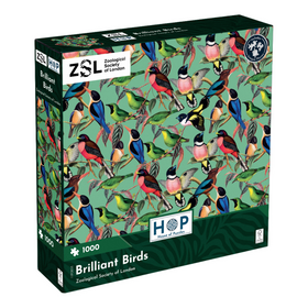 ZSL Brilliant Birds - 1000 Piece Jigsaw Puzzle (House of Puzzles)