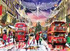 Artwork: Regent Street at Christmas – 500 XL Piece Jigsaw Puzzle (Gibsons)