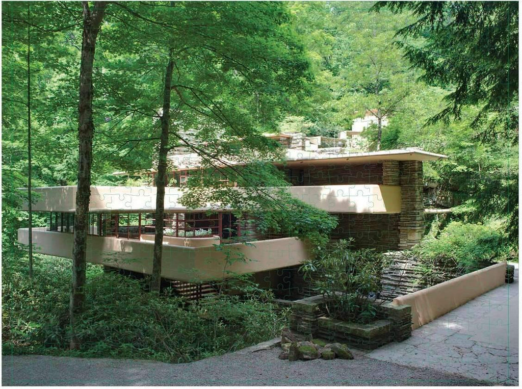 Artwork: Fallingwater by Frank Lloyd Wright – 500 Piece Jigsaw Puzzle (Galison)