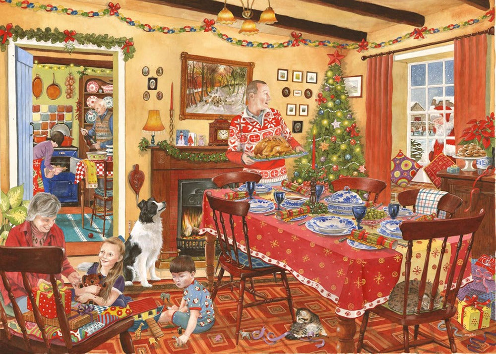 Artwork: Unexpected Guest – 500 Piece Jigsaw Puzzle (House of Puzzles)