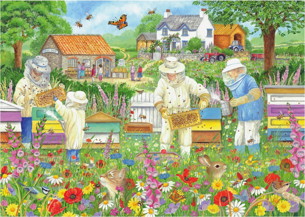 Artwork: The Beekeepers – 1000 Piece Jigsaw Puzzle (Falcon de luxe)
