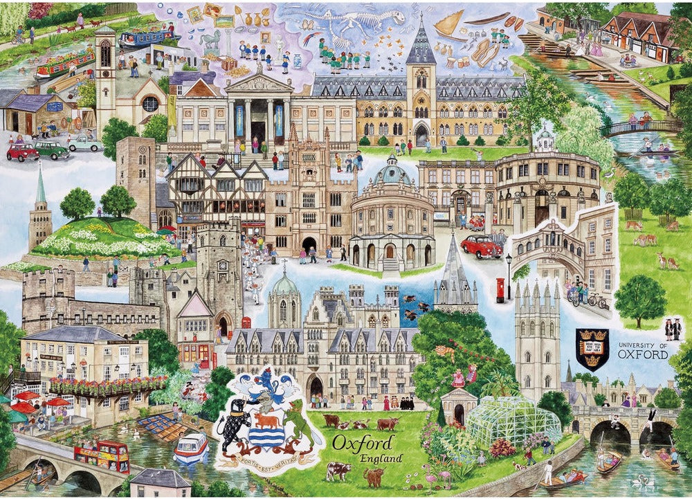 Artwork: Oxford – 1000 Piece Jigsaw Puzzle (Gibsons)