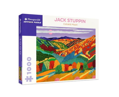 Catskill Moon by Jack Stuppin – 1000 Piece Jigsaw Puzzle (Pomegranate) - Completed Puzzle