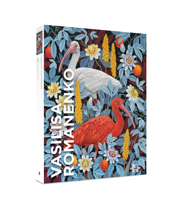 Ibises by Vasilisa Romanenko – 1000 Piece Jigsaw Puzzle (Pomegranate)