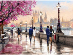 Artwork: Along the River – 2000 Piece Jigsaw Puzzle (Castorland)