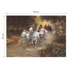 Country Wedding by Alfred Wierusz-Kowalski – 1000 Piece Jigsaw Puzzle (Dtoys)