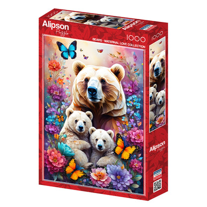 Alipson - Bears - Maternal Love Collection - 1000 Piece Jigsaw Puzzle