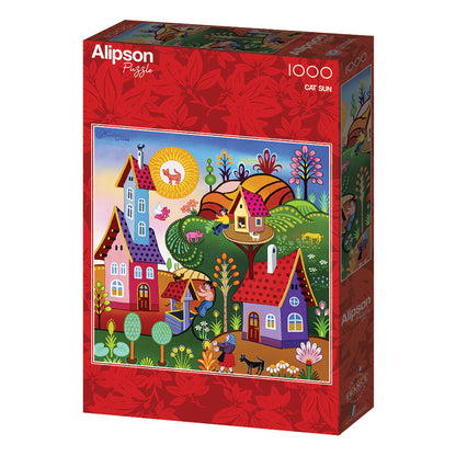 Alipson - Cat Sun - 1000 Piece Jigsaw Puzzle