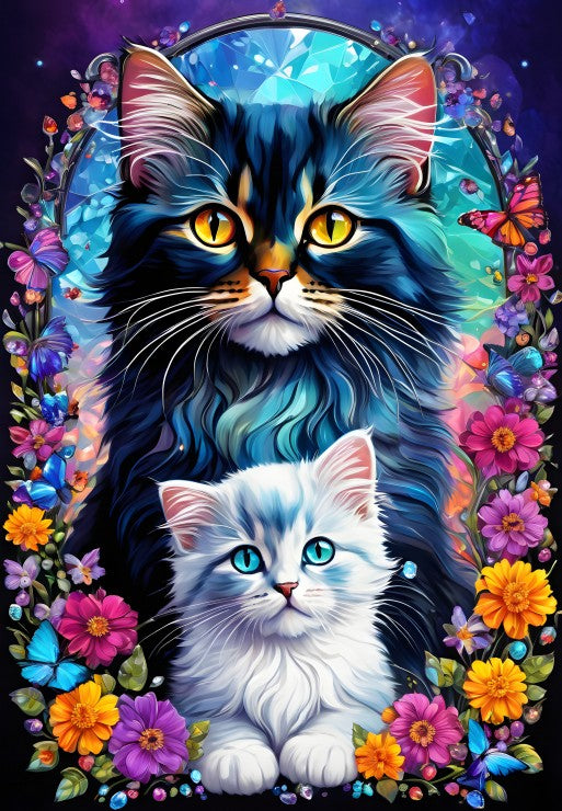 Cats: Maternal Love Collection – 1000 Piece Jigsaw Puzzle (Alipson)
