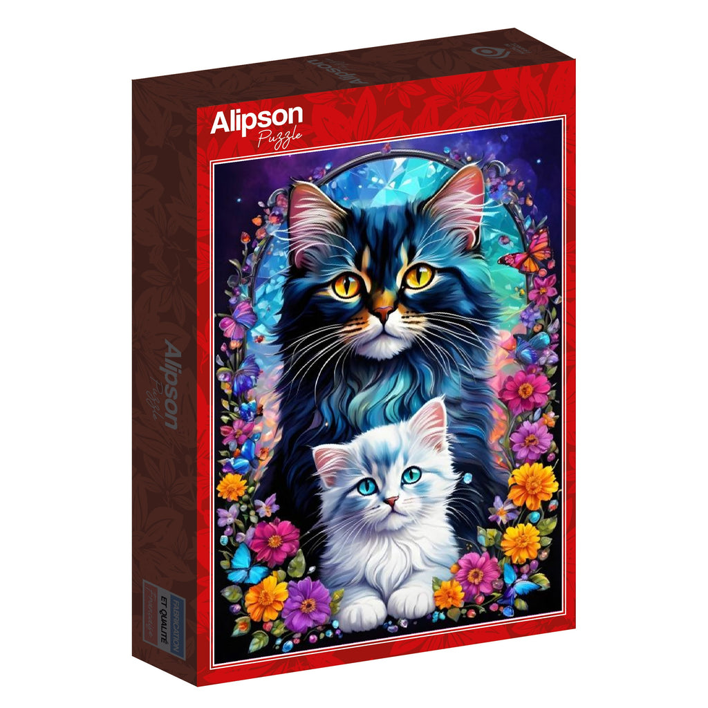 Cats: Maternal Love Collection – 1000 Piece Jigsaw Puzzle (Alipson)