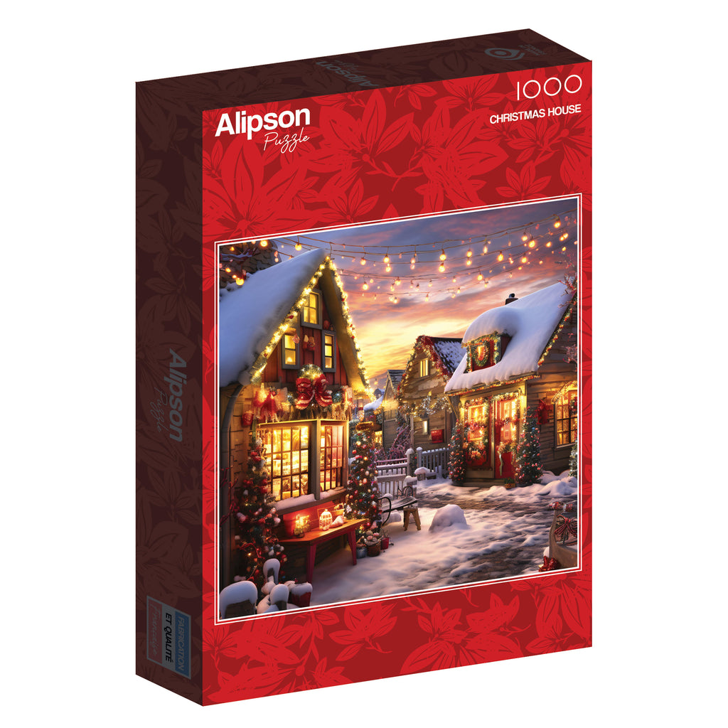 Christmas House – 1000 Piece Jigsaw Puzzle (Alipson)