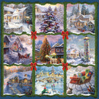 Christmas Nine Patch – 1000 Piece Jigsaw Puzzle (Alipson)