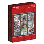 Christmas Nine Patch – 1000 Piece Jigsaw Puzzle (Alipson)
