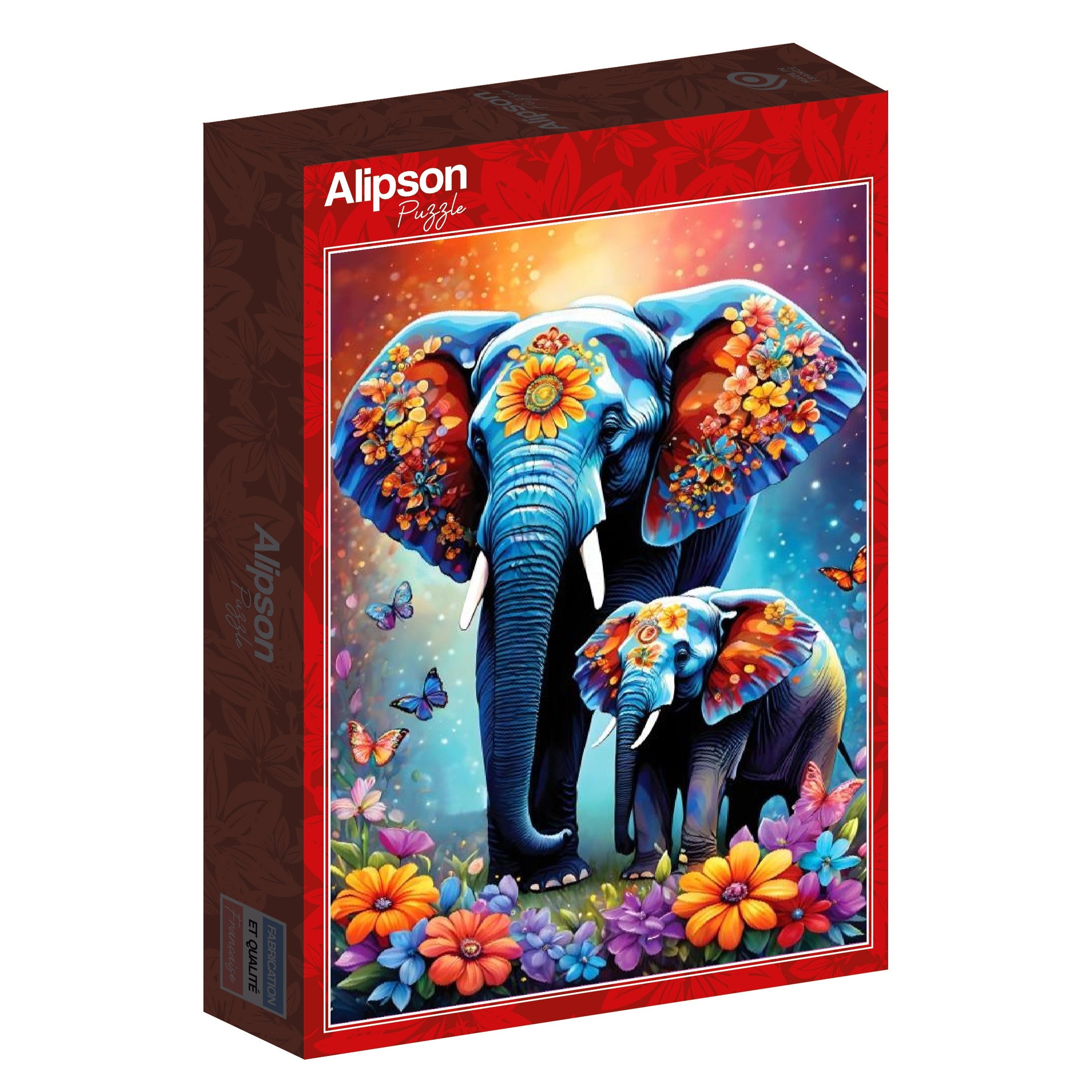 Elephants - Maternal Love Collection - 1000 Piece Jigsaw Puzzle (Alipson)
