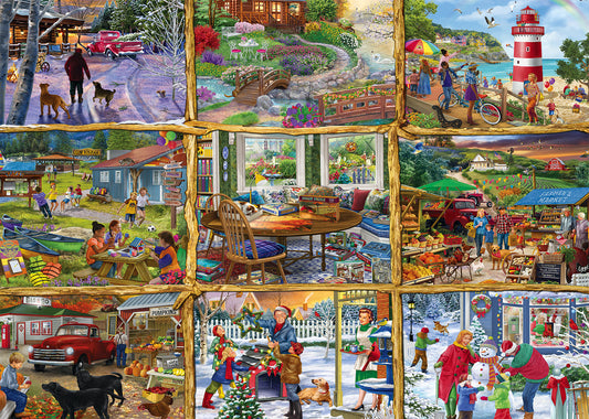 Alipson - For All Seasons - 1000 Piece Jigsaw Puzzle