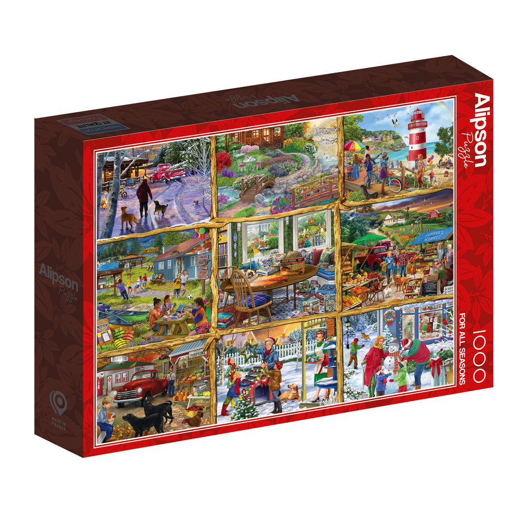 For All Seasons – 1000 Piece Jigsaw Puzzle (Alipson)