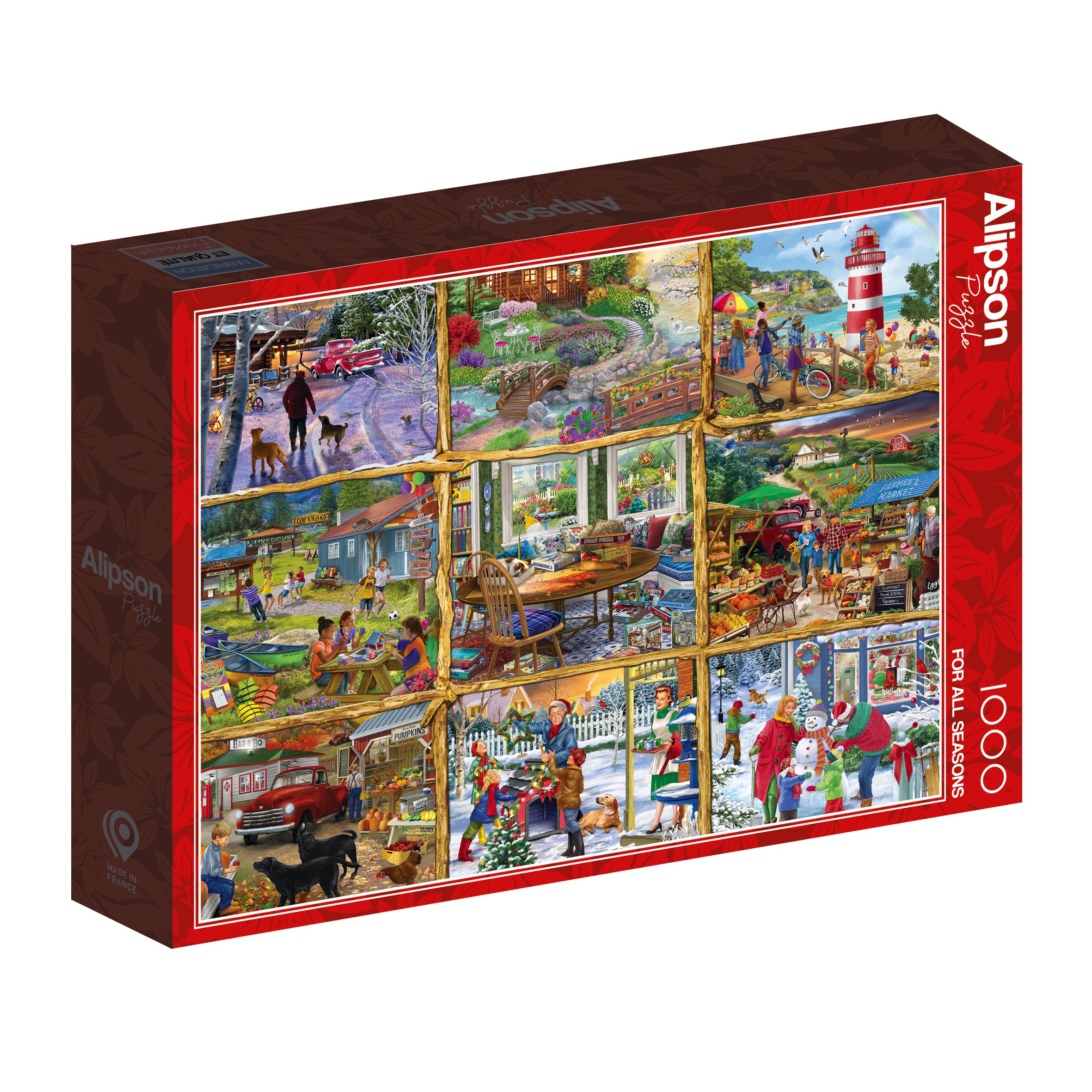 For All Seasons – 1000 Piece Jigsaw Puzzle (Alipson)