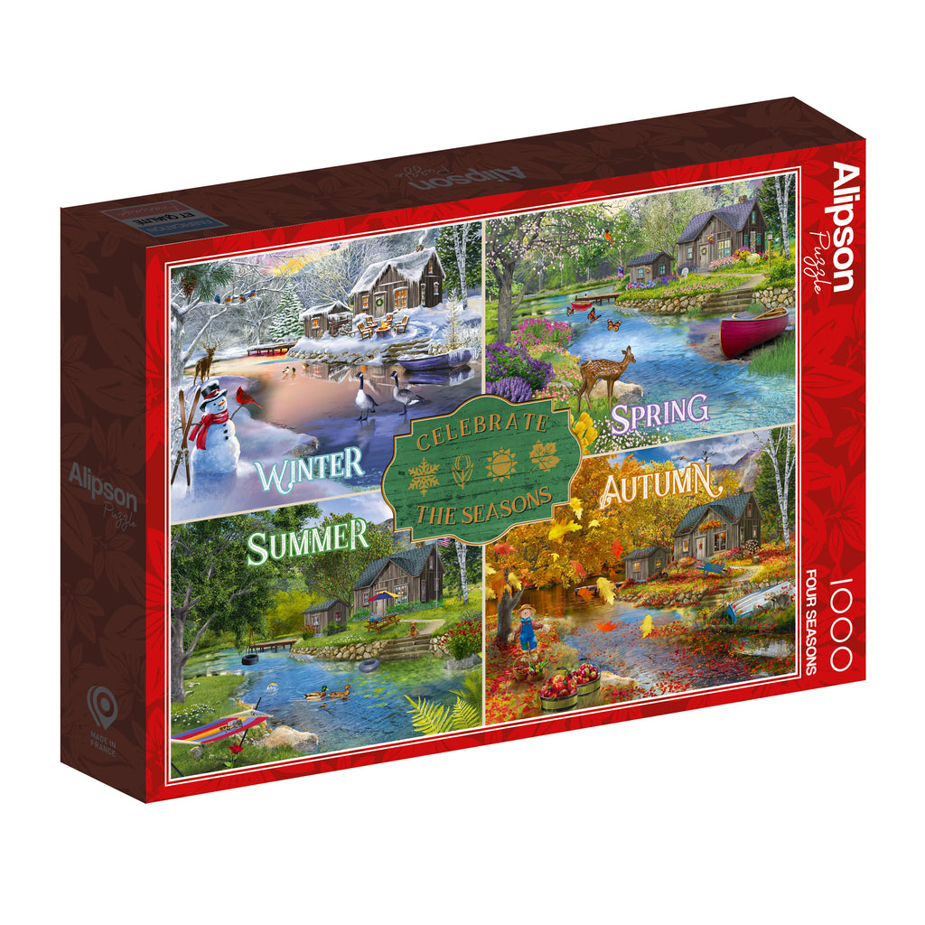 Four Seasons – 1000 Piece Jigsaw Puzzle (Alipson)