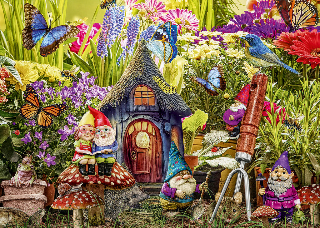 Gnome's Garden – 1000 Piece Jigsaw Puzzle (Alipson)