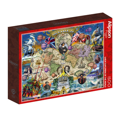 Alipson - Great Explorers of the World - 1500 Piece Jigsaw Puzzle
