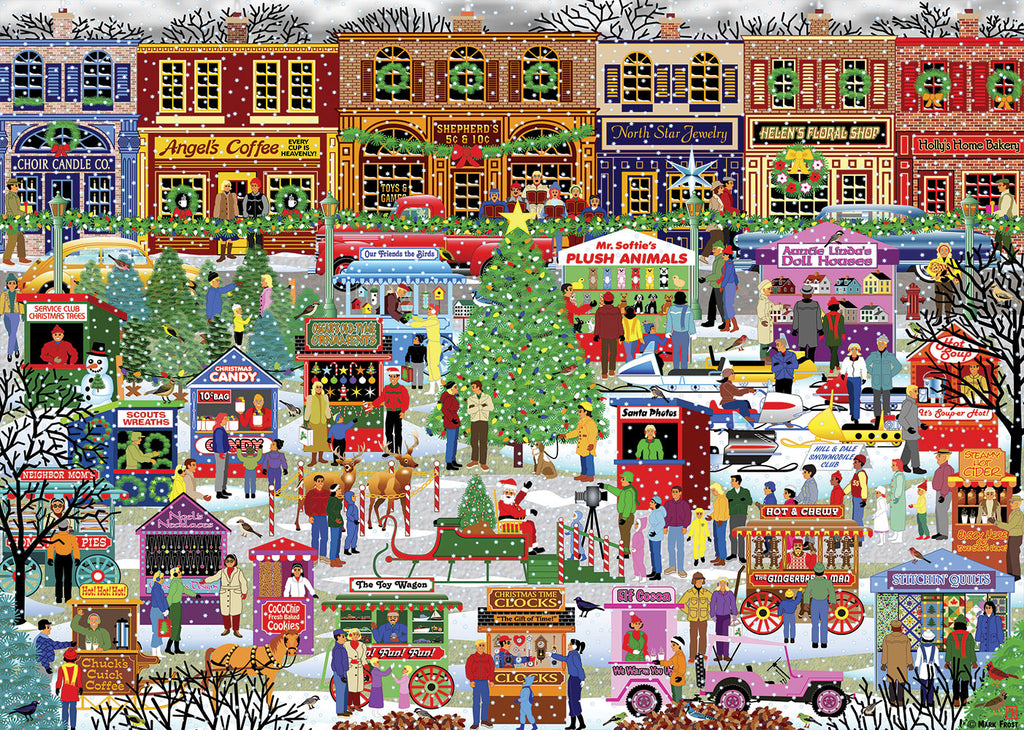 Kris Kringle Market - 1000 Piece Jigsaw Puzzle (Alipson)