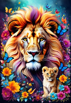 Lions: Maternal Love Collection – 1000 Piece Jigsaw Puzzle (Alipson)