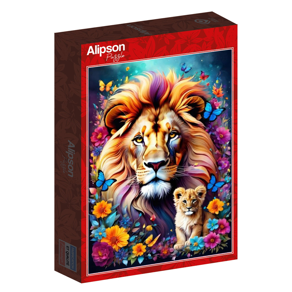Lions: Maternal Love Collection – 1000 Piece Jigsaw Puzzle (Alipson)