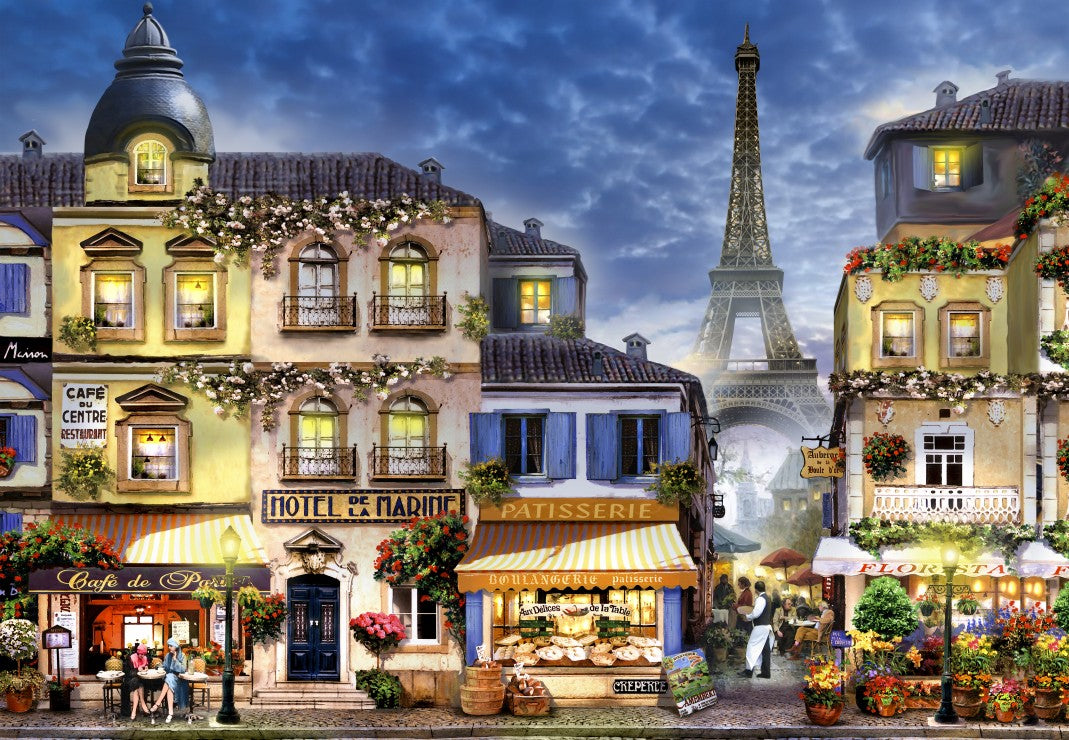 Old Paris - 1000 Piece Jigsaw Puzzle (Alipson)