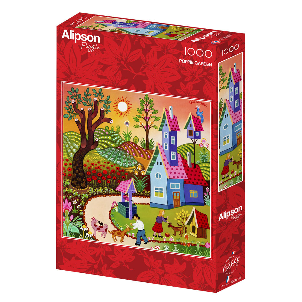 Poppie Garden - 1000 Piece Jigsaw Puzzle (Alipson)