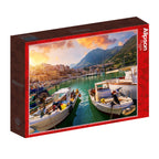 Port and Fishing Boats in Sicily - 1000 Piece Jigsaw Puzzle (Alipson)