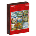 Seasons Nine Patch – 1000 Piece Jigsaw Puzzle (Alipson)