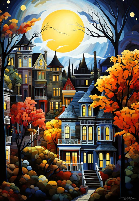 Serene Village – 1000 Piece Jigsaw Puzzle (Alipson)