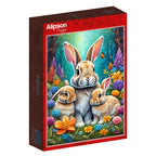 Spring Bunnies - 1000 Piece Jigsaw Puzzle (Alipson)