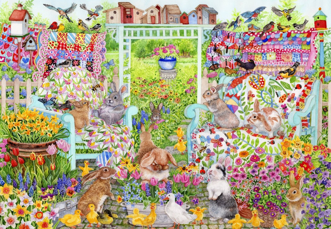 Spring Quilt – 1000 Piece Jigsaw Puzzle (Alipson)