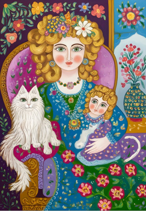 The Lady with Golden Hair - 1000 Piece Jigsaw Puzzle (Alipson)