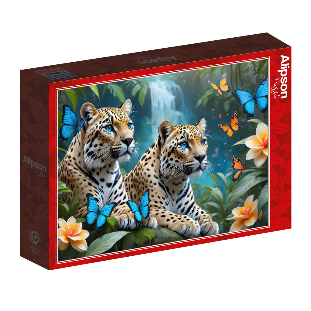 Two Leopards - 1000 Piece Jigsaw Puzzle (Alipson)